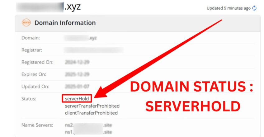 Understanding Domain Status ServerHold – What It Means and How to Fix It 4 DOMAIN STATUS SERVERHOLD