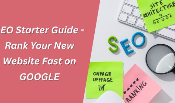 SEO Starter Guide - Rank Your New Website Fast on Google